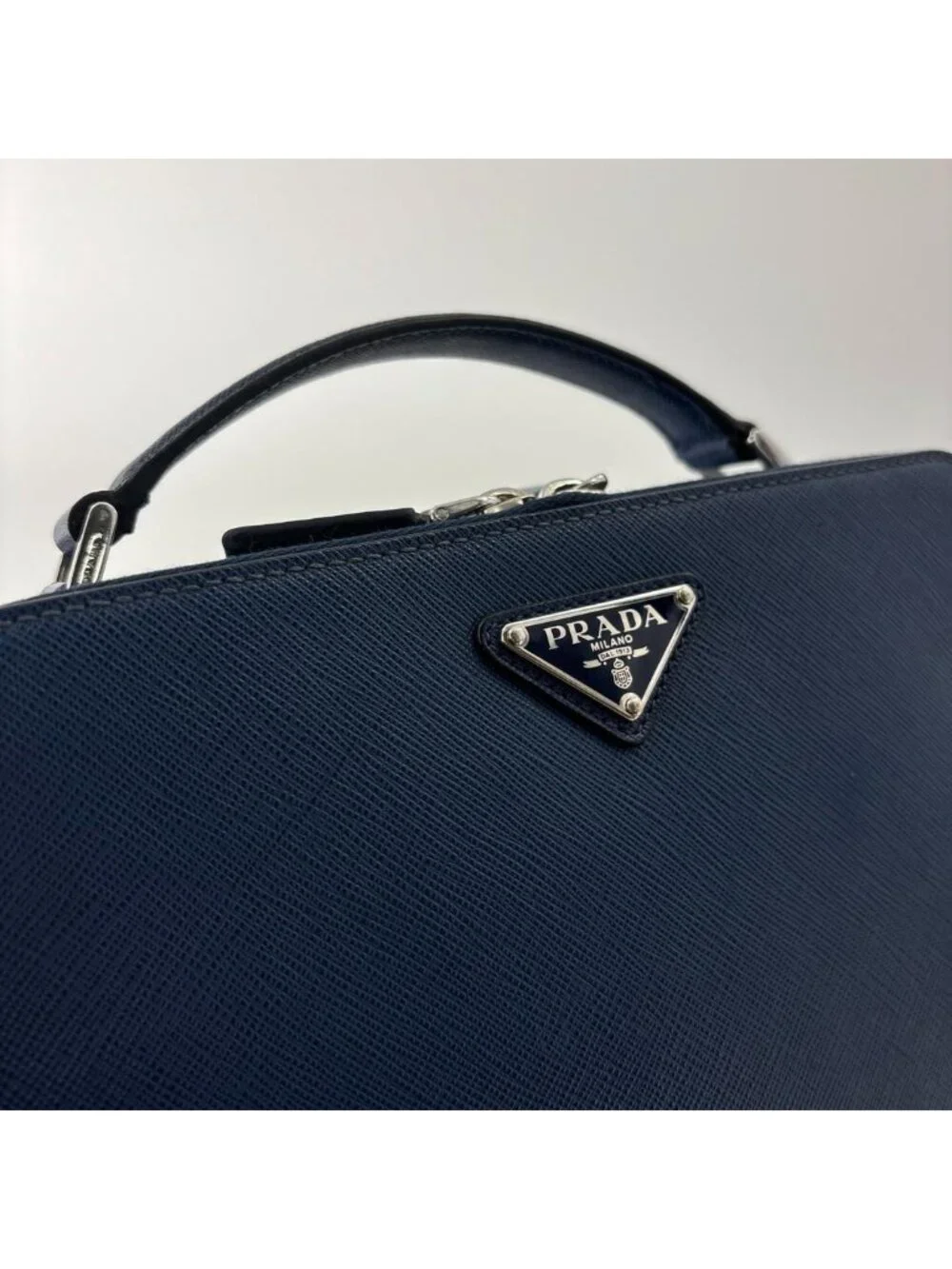 Prada Super IC Brick Saffiano Leather Shoulder Bag